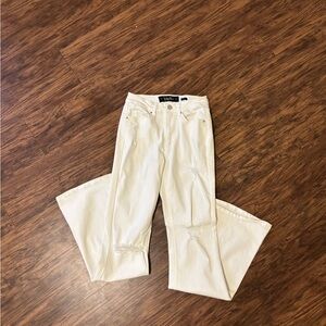 Indigo Rein White Wide-Leg Jeans